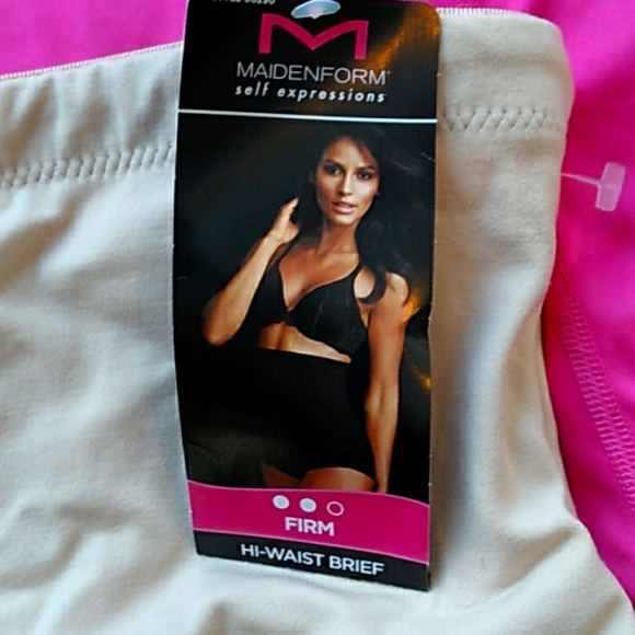 Maidenform Beige Firm Tummy Control High Waist Shaping Brief NUC SZ Small - Picture 11 of 16
